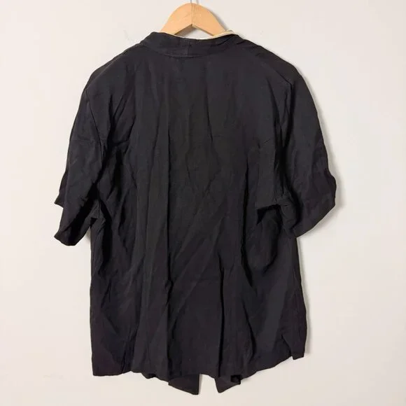 2/$30 VIntage Youlim Nautical Sailor Black Gold Top XL - Picture 3 of 3